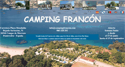 Desktop Screenshot of campingfrancon.com